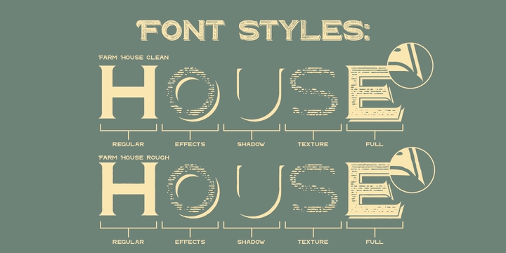 Example font Farm House #3